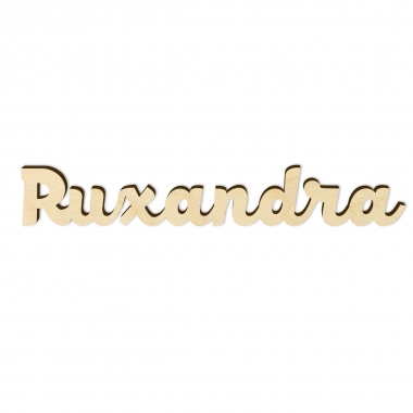 Decor nume Ruxandra debitat laser